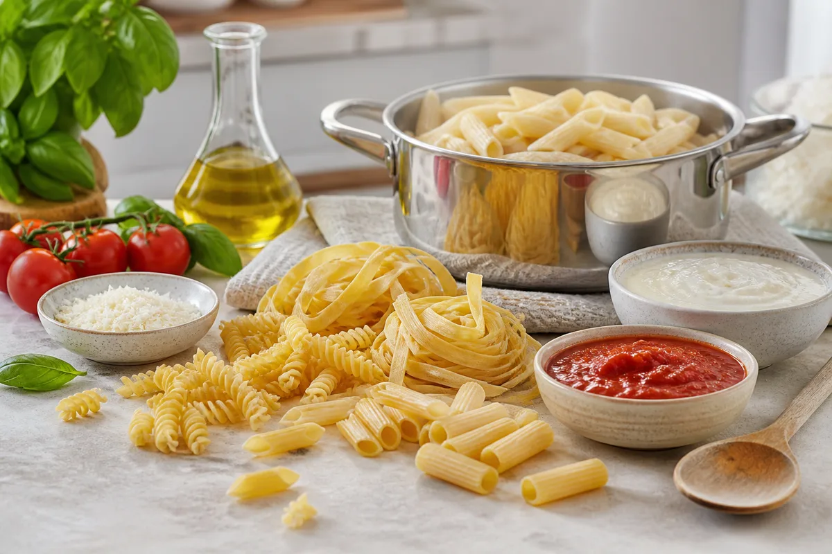 Pâtes italiennes, cuisson et sauces sans faute de goût