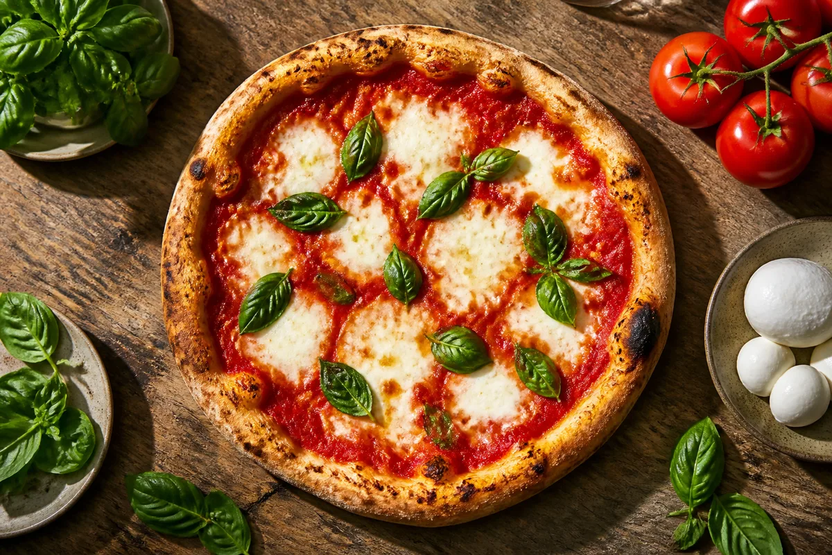 Pizza margherita : trois ingrédients et beaucoup de rigueur